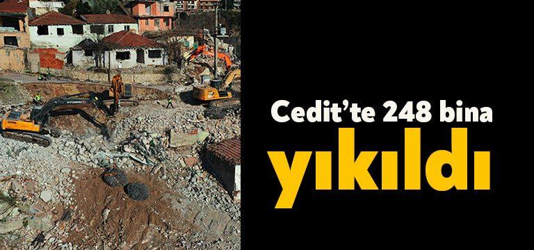 Cedit Kentsel Dönüşüm Projesi kapsamında yıkım işlemleri devam ederken uzlaşma