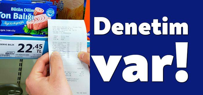 Kocaeli Büyükşehir Belediyesi Zabıta ekipleri, marketlerde raf ve kasa fiyatlarına