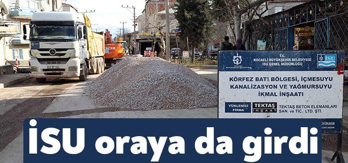 İSU Genel Müdürlüğü, Körfez’de 2020 yılı içerisinde başladığı altyapı hatları