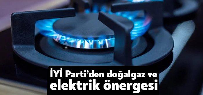 İYİ Parti Grup Başkanvekili Müsavat Dervişoğlu, TBMM'ye doğalgaz ve elektrik