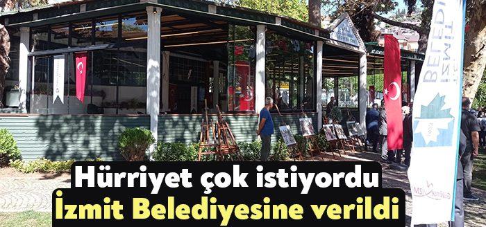 İzmit Belediyesi geçtiğimiz aylarda tahsis uzatılmadan önce Cumhuriyet Parkındaki kafeyi