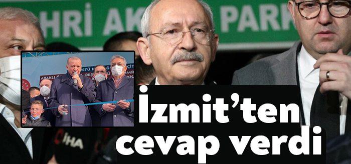 CHP lideri Kılıçdaroğlu, Cumhurbaşkanı Erdoğan'ın televizyonlarda canlı yayınlanan açılış töreninde