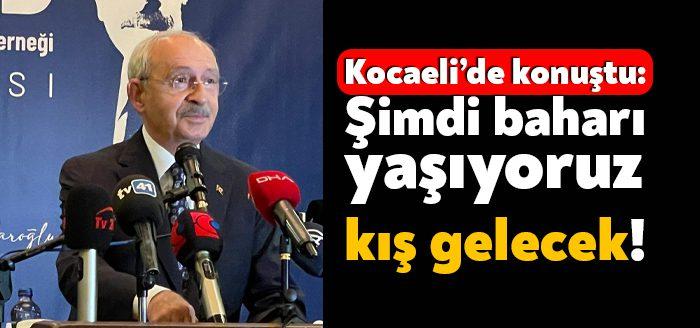 CHP Genel Başkanı Kemal Kılıçdaroğlu, bugün Kocaeli Sanayici ve İşadamları