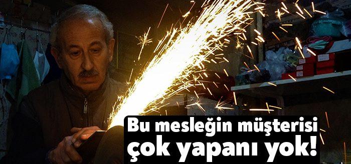 Yok olmaya yüz tutmuş meslek grupları arasında yer alan bıçakçılığı