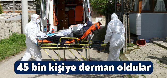 Kocaeli Büyükşehir Belediyesi’nin Hasta Nakil Ambulans Hizmetinden 2021 yılında 45