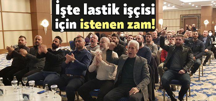 Lastik-İş Sendikası Genel Başkanı Alaattin Sarı, 6 bin işçiyi ilgilendiren