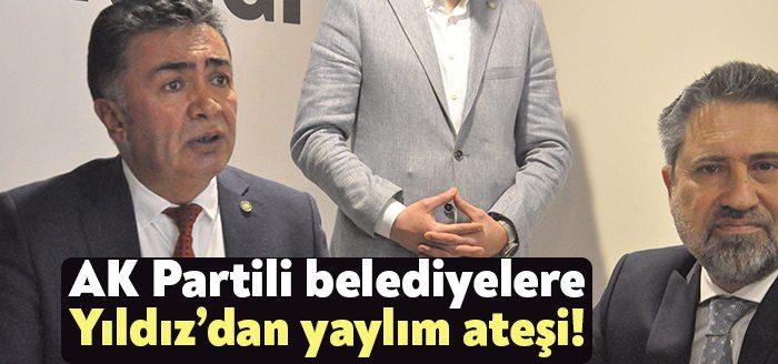 İYİ Parti Kocaeli İl Başkanı Şanbaz Yıldız il binasında bir