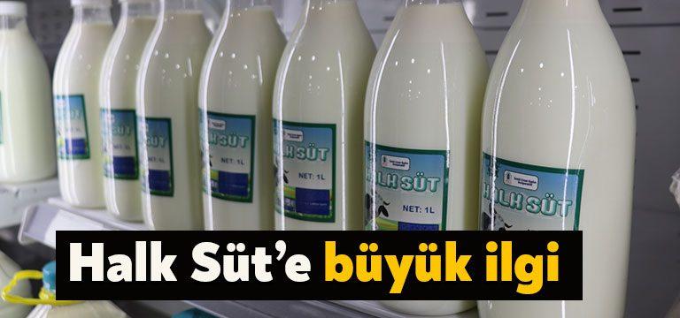 Halk Süt, Çınar Halk Market’te vatandaşların yoğun ilgisiyle karşılaştı