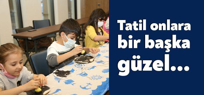Kocaelili çocuklar için yarıyıl tatili, Kocaeli Büyükşehir Belediyesi’nin hazırladığı sanat