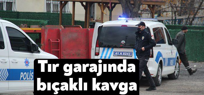 Kocaeli'nin Gebze ilçesinde bir kişi, tır garajında tartıştığı kişi tarafından