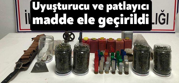 Kocaeli'de jandarma ekipleri tarafından yapılan operasyon kapsamında çok miktarda uyuşturucu