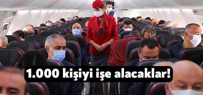 Türk Hava Yolları (THY), bin kadın kabin memuru işe alımı