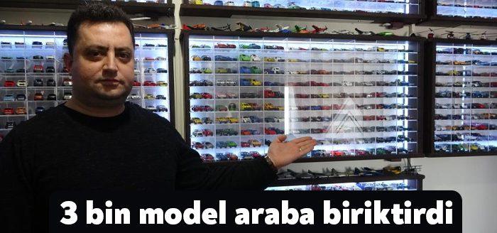 Çocukluğundan bu yana ilgi duyduğu oyuncak araba merakını koleksiyona dönüştüren
