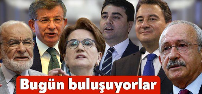 CHP, İYİ Parti, Saadet Partisi, Demokrat Parti, Gelecek ve DEVA