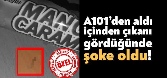 Kocaeli'nin Darıca ilçesinde yer alan bir A101 Market'ten çocuğu için