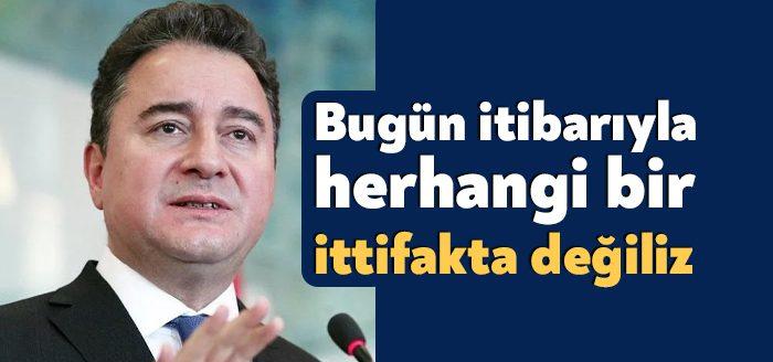 DEVA Partisi Genel Başkanı Ali Babacan, Artı TV'de yayınlanan Liderler