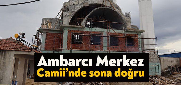 İzmit Belediyesi tarafından yapılan Ambarcı Camii’nde inşaat çalışmaları hız kazandı.