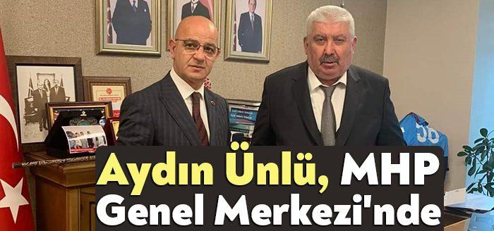MHP Kocaeli İl eski Başkanı Aydın Ünlü, MHP Genel Merkezi'nde