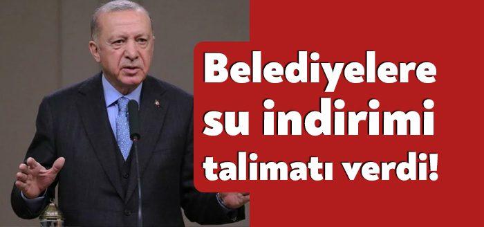 Ak Partili belediye başkanlarına çağrıda bulunan Cumhurbaşkanı Erdoğan, "Belediyeler su