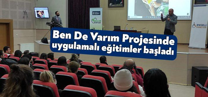 Kocaeli Büyükşehir Belediyesi'nin başlattığı özel bireylerin hayata katılımını sağlayan ‘Ben