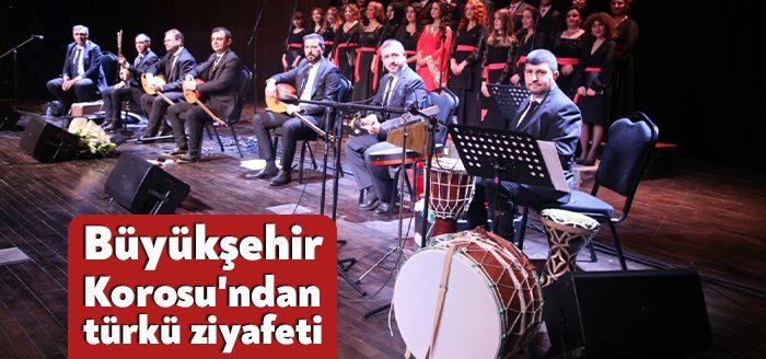 Kocaeli Büyükşehir Belediyesi Konservatuvarı Türk Halk Müziği Korosu tarafından düzenlenen