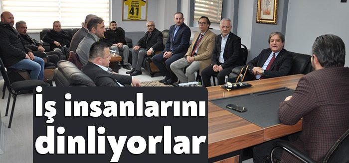 KOVİAD Başkanı Harun Reşit Kocagöz, Cumhuriyet Halk Partisi İzmit İlçe