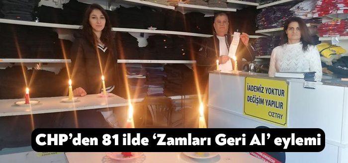 81 ilde eş zamanlı “Zamları geri al’’ eylemi bugün başlıyor.