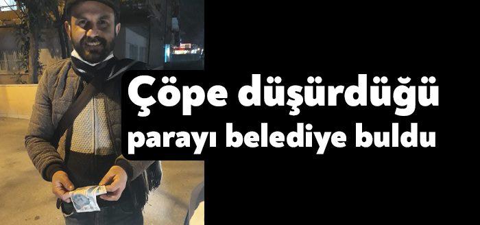 İzmit Belediyesi Whatsapp İhbar hattına, yeraltı çöp konteynırına düşürdüğü kayıp