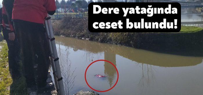 Başiskele Ovacık Mahallesinde bulunan Kilez Deresinde kimliği belirsiz ceset bulundu.