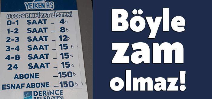 Deva Partisi Derince İlçe Başkanı Zeynep Aydın Sudan, Derince Belediyesine