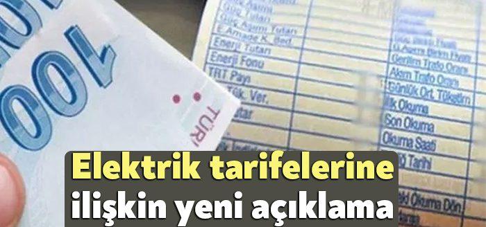 Enerji ve Tabii Kaynaklar Bakanı Fatih Dönmez, "Esnaf için indirimli