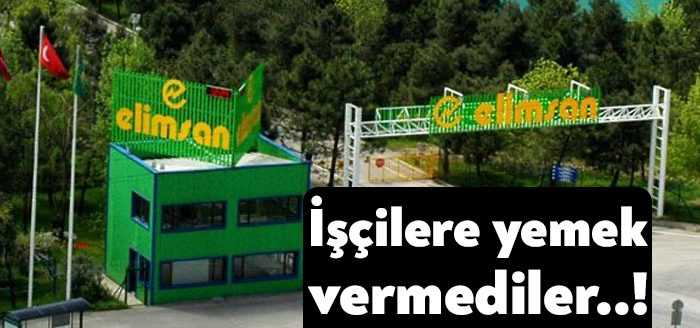 Elimsan'da işçiler aç kaldı. "Gaz yok. Bu sebeple yemek yapamadık"