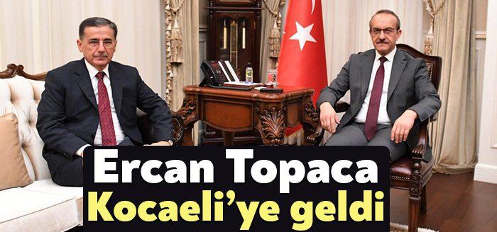 Kocaeli Valiliği görevini 2010-2014 yılları arasında yürüten Ercan Topaca, Kocaeli