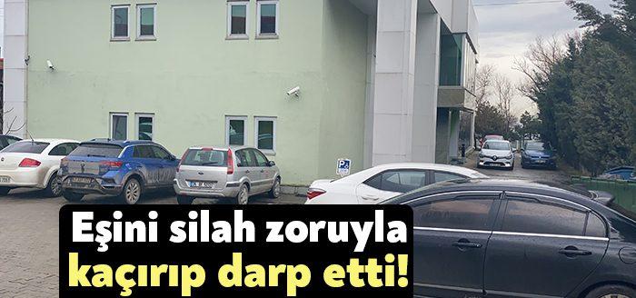 Kocaeli'nin Gebze ilçesinde eşini bir bankadan silah zoruyla kaçıran şahsın