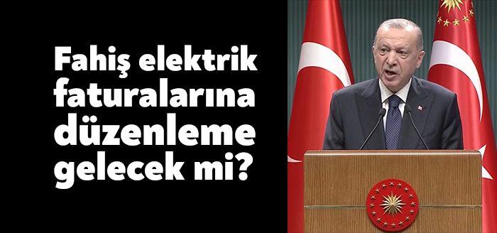 Ak Parti Genel Başkanı ve Cumhurbaşkanı Erdoğan, kabine toplantısı sonrası