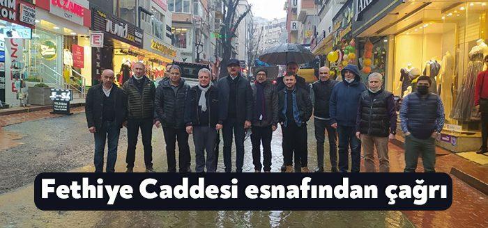 İzmit Fethiye Caddesi esnafı Fethiye Caddesi Yenileme Projesi ile ilgili