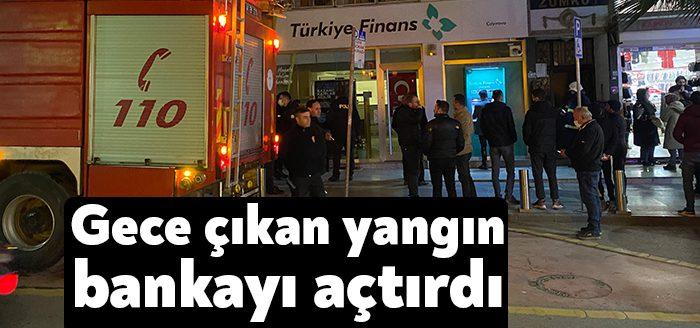 Kocaeli’nin Çayırova ilçesinde yangın ihbarı alan ekipler, dumanların kaynağını bulabilmek