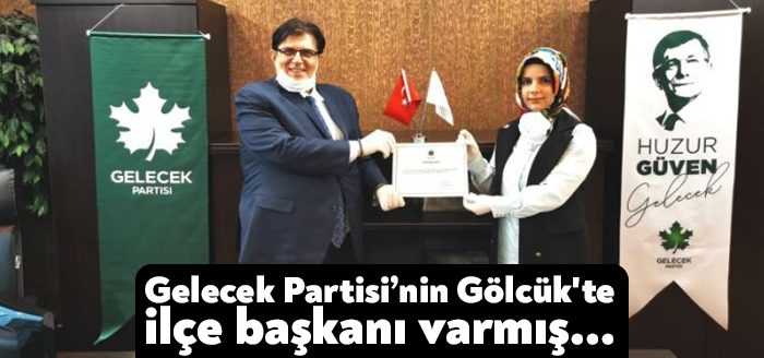 Gelecek Partisi Gölcük İlçe Başkanı Kadriye Güner’in sosyal medya hesabından