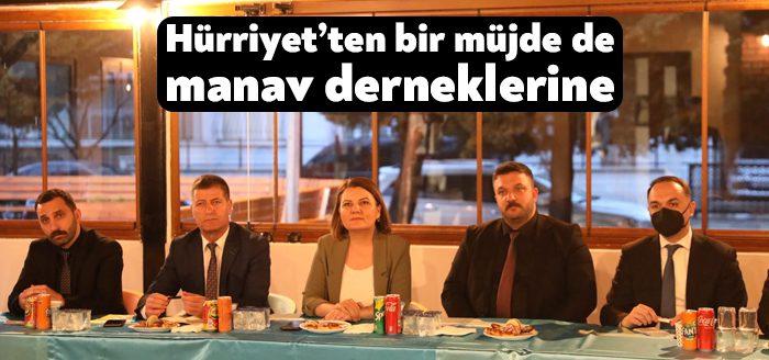 Manav derneklerinin temsilcileriyle buluşan İzmit Belediye Başkanı Av. Fatma Kaplan