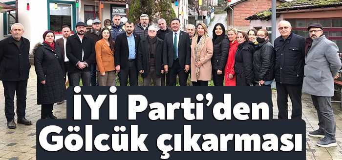 İYİ Parti Kocaeli İl Başkanı Şanbaz Yıldız ekibiyle birlikte Gölcük’e
