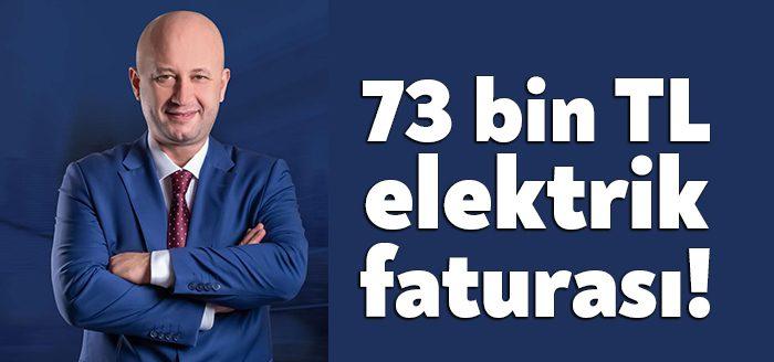 Altınoluk Pastaneleri sahibi İbrahim Bıyıklı, iş yerine gelen elektrik faturası