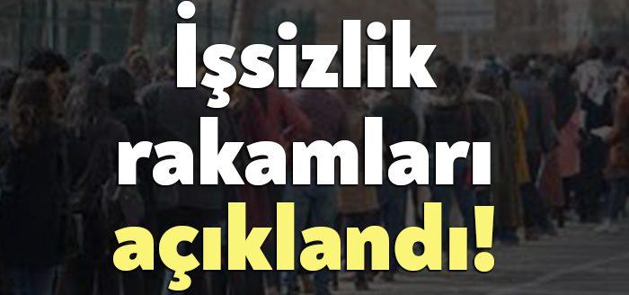 Türkiye genelinde 15 ve daha yukarı yaştaki kişilerde işsiz sayısı