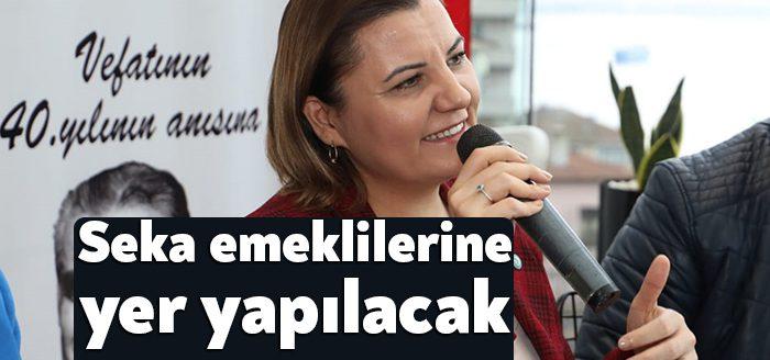 İzmit Belediye Başkanı Av. Fatma Kaplan Hürriyet gazetecilerle bir araya