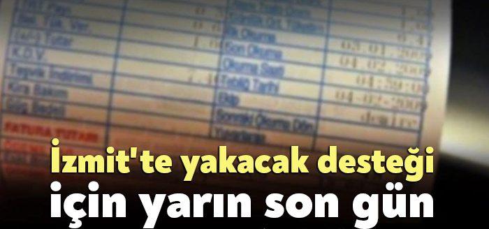 İzmit Belediyesi Sosyal Destek Hizmetleri Müdürlüğünün ihtiyaç sahibi vatandaşlar için