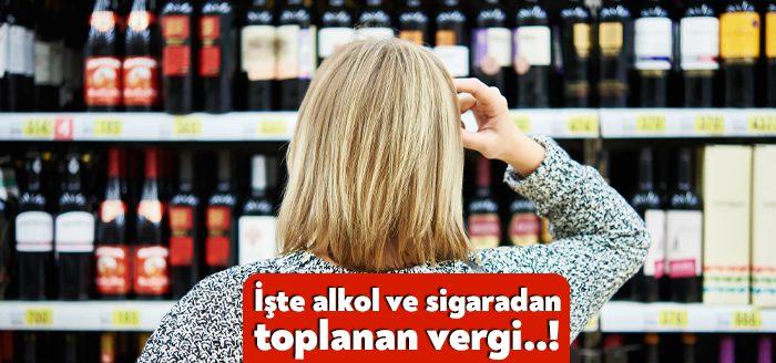 Yüksek zamların etkisiyle devletin alkol ve tütün ürünlerinden ÖTV hasılatı,
