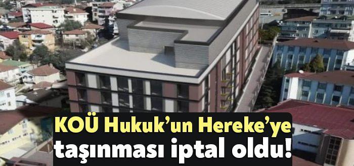Körfez Belediyesi’nin çabalarıyla Kocaeli Üniversitesi Hukuk Fakültesi’nin Hereke’ye taşınması gündeme