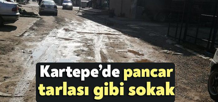 İSU’nun aylar önce altyapı çalışması yaptığı Kartepe Dumlupınar Şamdan Sokak’ta