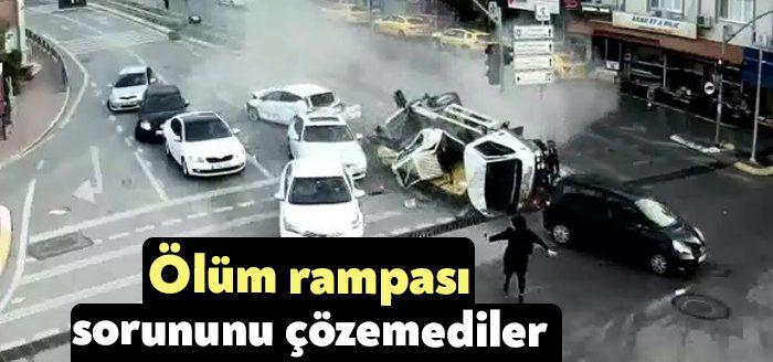Kocaeli'nin İzmit ilçesinde vatandaşlar tarafından 'ölüm rampası' olarak bilinen Santral