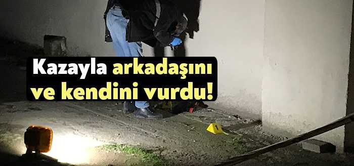 Kocaeli'de otomobilde tabancayla oynayan bir kişi, silahın kazara ateş alması