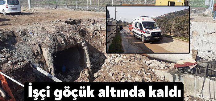  Kocaeli'nin Körfez ilçesinde döküm sahasında çalıştığı sırada toprak altında kalan
